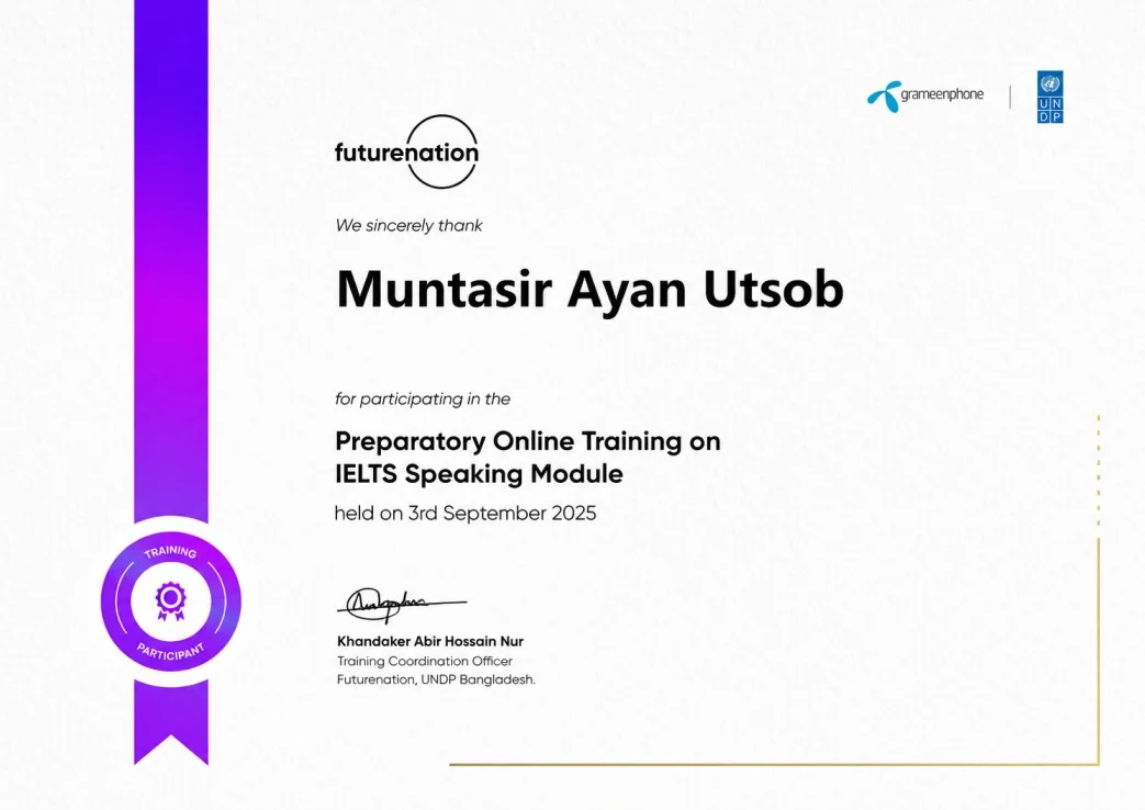 Preparatory Online Training on IELTS Speaking Module